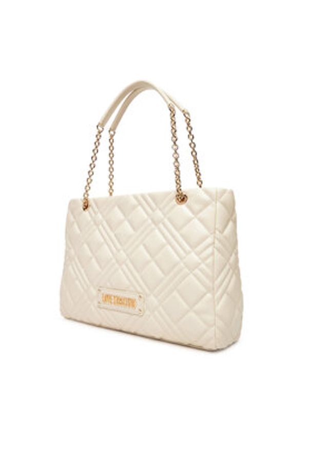 Love Moschino - LOVE MOSCHINO Torebka JC4145PP1NLA0110 Beżowy. Kolor: beżowy. Materiał: skórzane