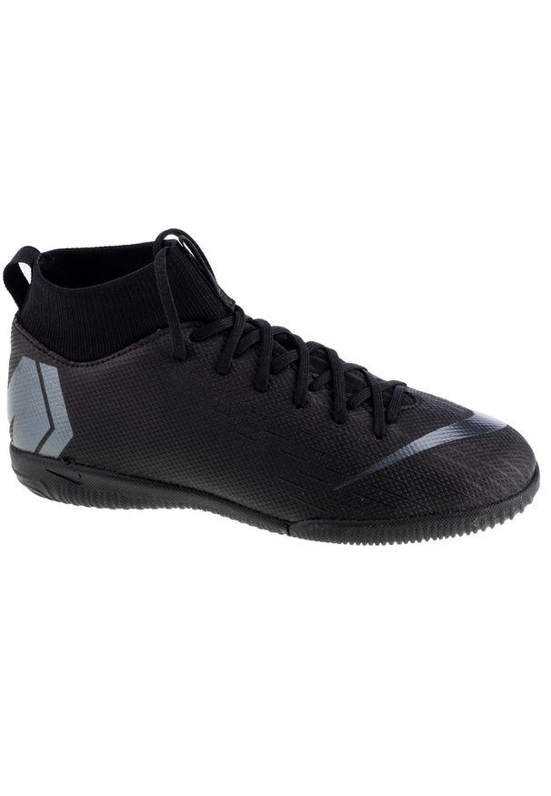 Nike Mercurial Superfly 6 Academy IC Jr AH7343-001. Kolor: czarny. Materiał: syntetyk. Szerokość cholewki: normalna