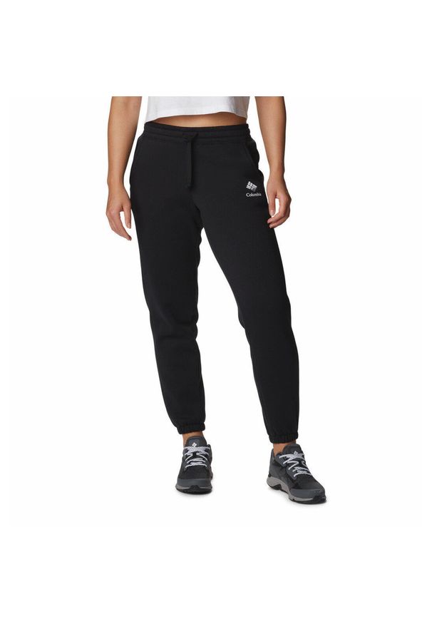 columbia - Spodnie Dresowe Damskie Columbia Trek Jogger. Kolor: czarny. Materiał: dresówka. Sezon: lato. Sport: turystyka piesza