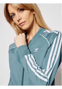 Adidas - adidas Bluza Primeblue Sst Track GN2944 Zielony Regular Fit. Kolor: zielony. Materiał: bawełna