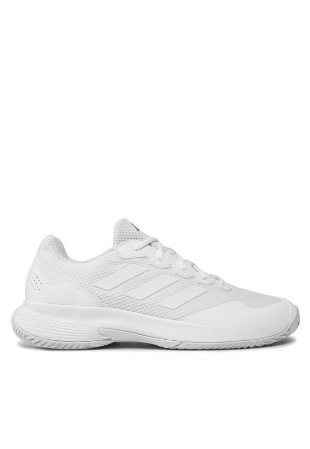 Adidas - adidas Buty do tenisa Gamecourt 2.0 Tennis Shoes IG9568 Biały. Kolor: biały. Materiał: materiał. Sport: tenis