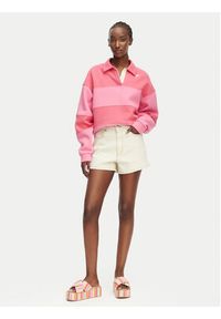 Roxy Szorty jeansowe Chlo Natural ERJDS03323 Kremowy Regular Fit. Kolor: kremowy. Materiał: bawełna #4