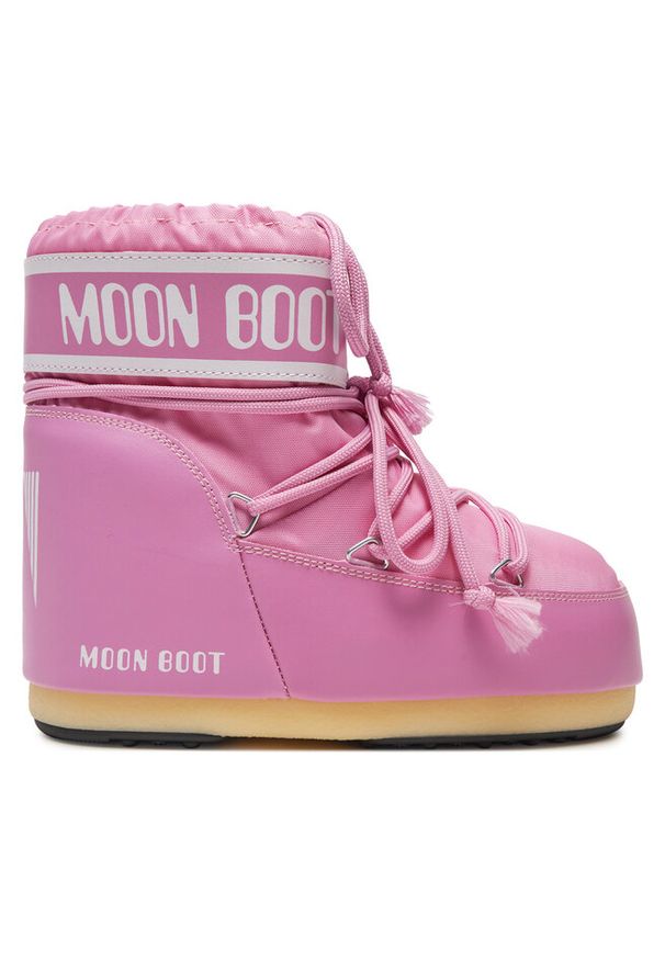 Śniegowce Moon Boot. Kolor: różowy