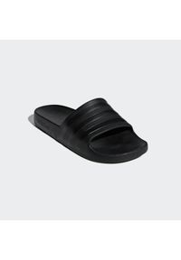 Adidas - Klapki basenowe ADIDAS Adilette Aqua. Kolor: czarny. Materiał: materiał. Styl: elegancki