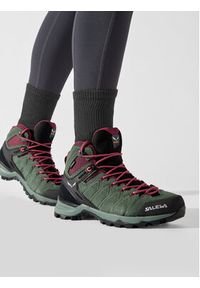 Salewa Trekkingi Ws Alp Mate Mid Wp 61385-5085 Zielony. Kolor: zielony. Materiał: zamsz, skóra #4