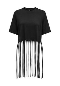 only - ONLY T-Shirt Zinna 15325262 Czarny Regular Fit. Kolor: czarny. Materiał: bawełna #7