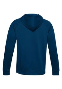 Bluza fitness męska Under Armour Rival Fleece Big Logo HD. Kolor: niebieski. Sport: fitness