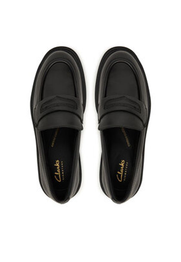 Clarks Mokasyny Orinoco3 Edge 26183172 Czarny. Kolor: czarny. Materiał: skóra