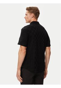 BOSS Polo Spirit70Jacq S 50560415 Czarny Regular Fit. Typ kołnierza: polo. Kolor: czarny. Materiał: bawełna #2
