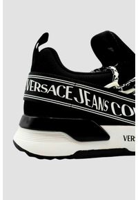 Versace Jeans Couture - VERSACE JEANS COUTURE Czarne sneakersy męskie Fondo Dynamic Dis. Sa3, Rozmiar 44. Kolor: czarny #2
