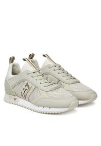 EA7 Emporio Armani Sneakersy X8X027 XK050 U453 Beżowy. Kolor: beżowy. Materiał: skóra #3