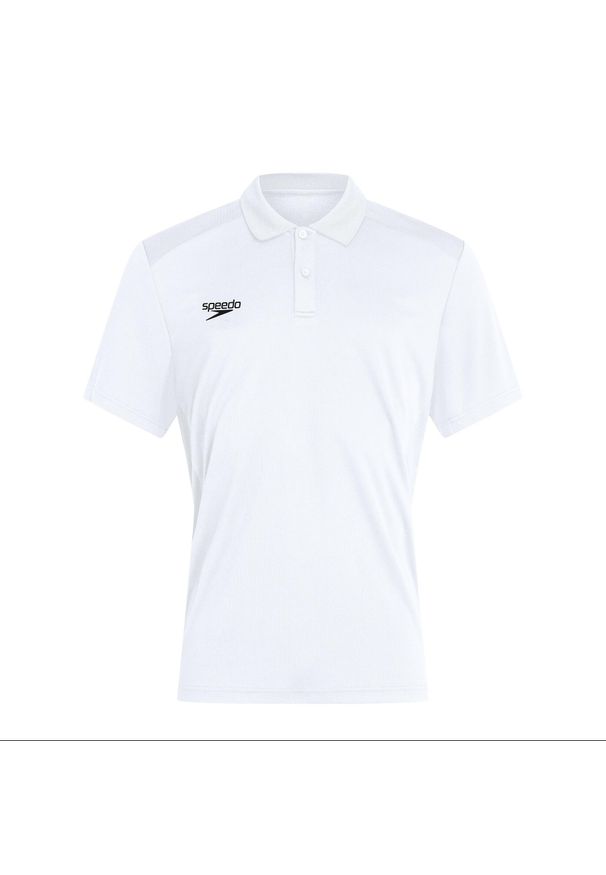 Koszulka T-Shirt damski Speedo Club Dry Polo. Typ kołnierza: polo. Kolor: biały