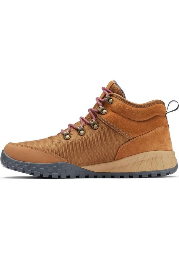 columbia - Buty Sneakersy Męskie Columbia Fairbanks Mid Waterproof. Kolor: brązowy