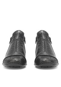 Rieker Botki 58388-01 Czarny. Kolor: czarny. Materiał: skóra #2