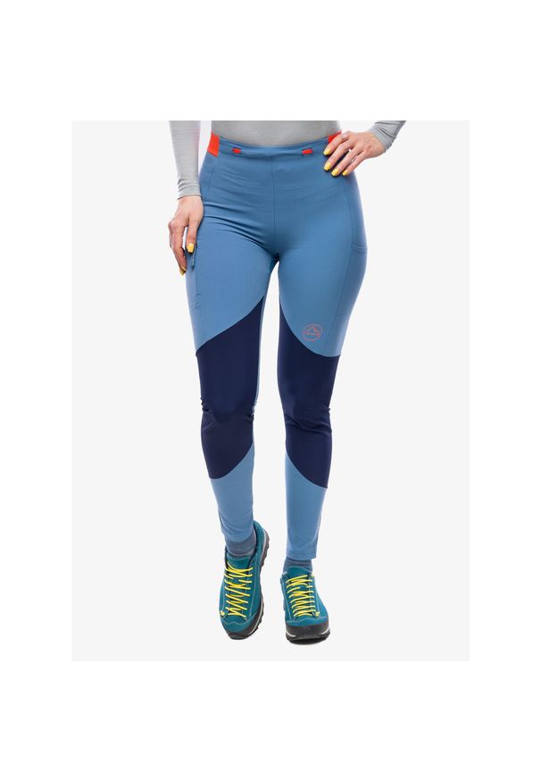 LA SPORTIVA - Spodnie trekkingowe damskie La Sportiva Camino Tight Pant. Kolor: niebieski. Sezon: lato. Sport: turystyka piesza
