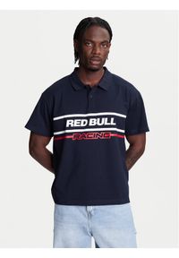 Pepe Jeans Polo Red Bull Racing Moto Panel RM540017 Granatowy Regular Fit. Typ kołnierza: polo. Kolor: niebieski. Materiał: bawełna