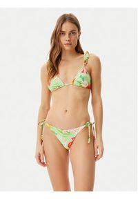 Seafolly Dół od bikini Tropique 40651-235 Zielony. Kolor: zielony. Materiał: syntetyk