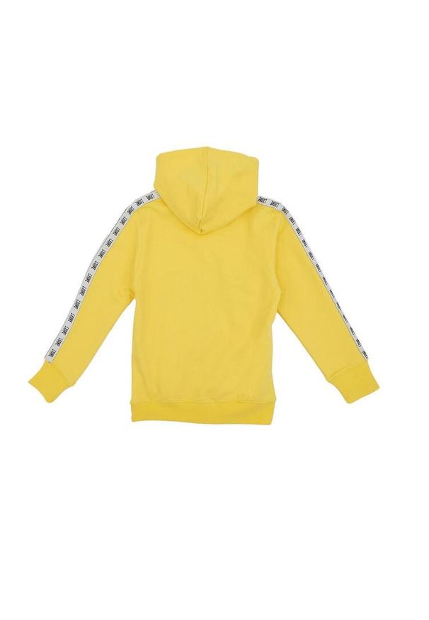 LEONE 1947 APPAREL - Dziecięca bluza z kapturem New Tape w jednolitym kolorze. Typ kołnierza: kaptur. Kolor: żółty. Wzór: jednolity. Sport: joga i pilates