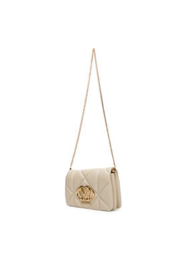 Love Moschino - LOVE MOSCHINO Torebka JC4043PP1NLC0110 Beżowy. Kolor: beżowy. Materiał: skórzane