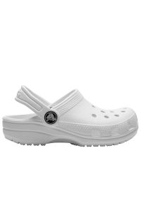 Klapki Crocs Classic Clog 206991-100 - białe. Kolor: biały. Sezon: lato. Styl: młodzieżowy #1