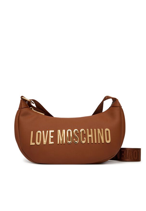 Love Moschino - LOVE MOSCHINO Torebka JC4245PP0OKD0300 Brązowy. Kolor: brązowy. Materiał: skórzane