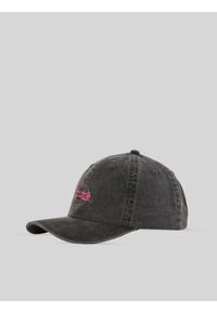4f - 4F Czapka z daszkiem strapback dziecięca - szara ONE SIZE (55cm). Kolor: szary. Materiał: materiał, dresówka, bawełna, skóra. Sezon: lato. Styl: retro, wakacyjny, klasyczny, sportowy, casual #1