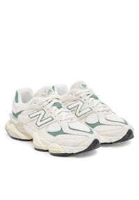 New Balance Sneakersy U9060EEI Beżowy. Kolor: beżowy. Materiał: zamsz, skóra #5