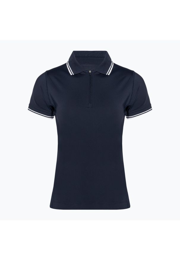 Koszulka damska Wilson Team Polo. Typ kołnierza: polo. Kolor: niebieski. Sport: tenis