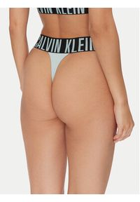 Calvin Klein Underwear Stringi 000QF7638E Niebieski. Kolor: niebieski. Materiał: syntetyk #3