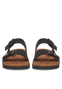 Rieker Klapki 21190-00 Czarny. Kolor: czarny. Materiał: skóra, nubuk #5