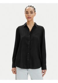 Vero Moda Koszula Linn 10305085 Czarny Relaxed Fit. Kolor: czarny. Materiał: wiskoza