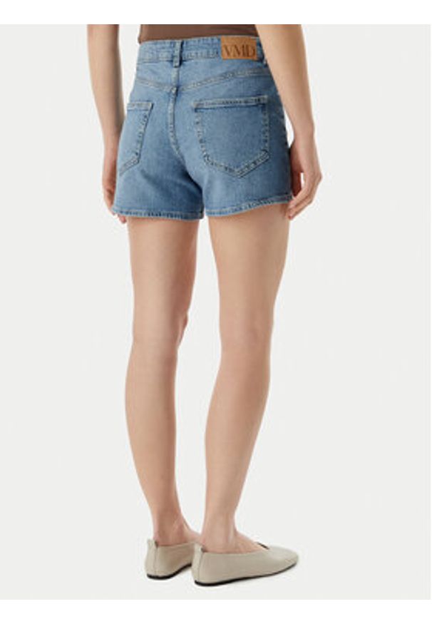 Vero Moda Szorty jeansowe Tess 10301532 Niebieski Regular Fit. Kolor: niebieski. Materiał: bawełna