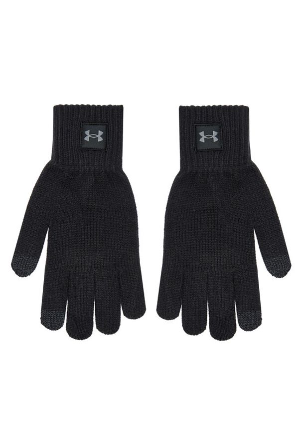 Under Armour Rękawiczki Męskie UA Halftime Gloves 1373157-003 Czarny. Kolor: czarny. Materiał: materiał