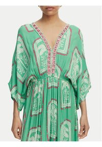 LOLA CASADEMUNT Sukienka letnia LS2616049 Zielony jasny Relaxed Fit. Kolor: zielony. Materiał: wiskoza. Sezon: lato #3