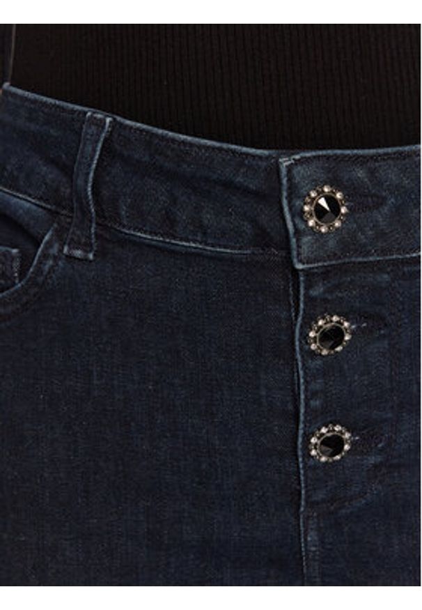 Liu Jo Jeansy UF5006 D4646 Granatowy Regular Fit. Kolor: niebieski