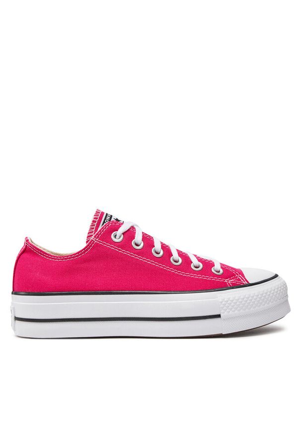 Trampki Converse. Kolor: różowy. Obcas: na platformie