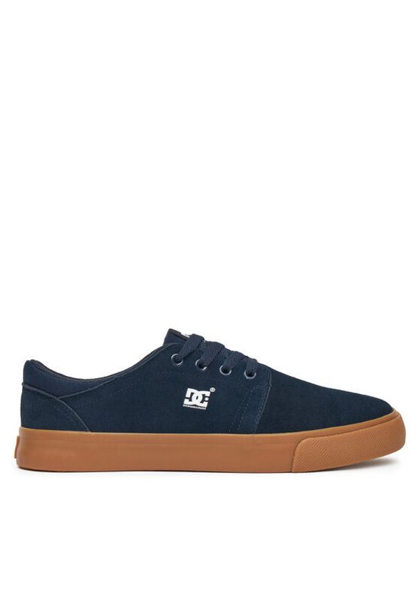 DC Shoes Sneakersy SS25-3C015 Granatowy. Kolor: niebieski. Materiał: zamsz, skóra