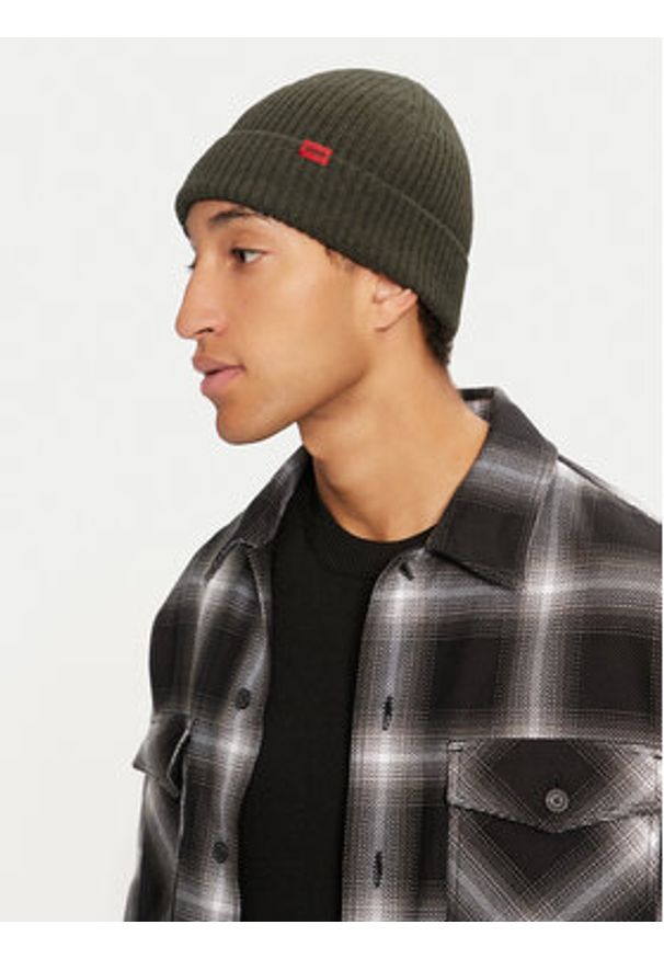 Hugo Czapka Xola 50524570 Zielony. Kolor: zielony. Materiał: wełna