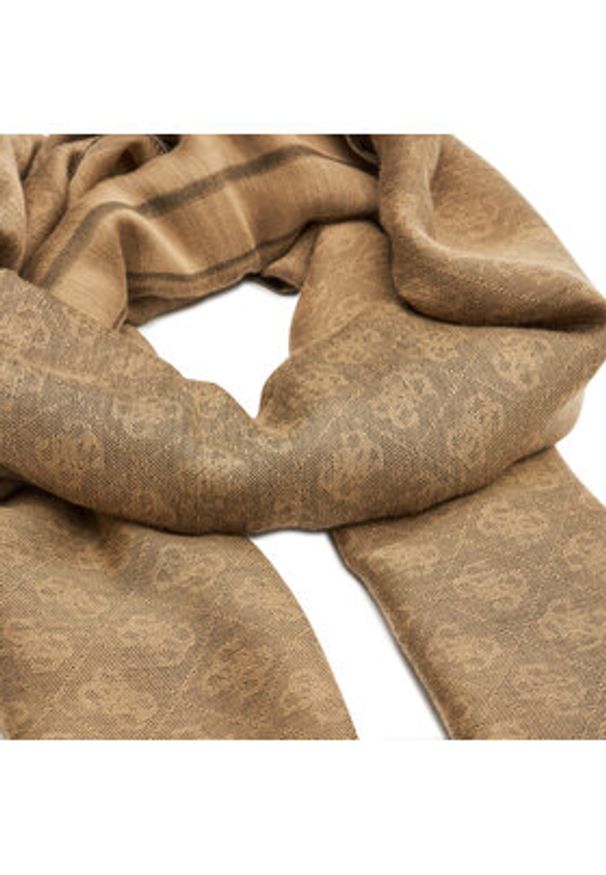Guess Szal AM9412 POL03 Beżowy. Kolor: beżowy. Materiał: materiał