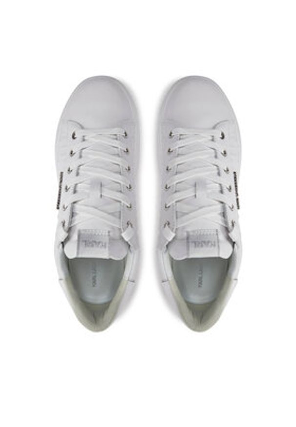 Karl Lagerfeld - KARL LAGERFELD Sneakersy Kapri KL52549K Biały. Kolor: biały. Materiał: skóra