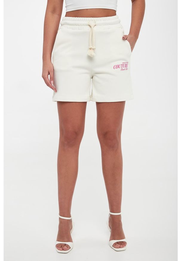 Versace Jeans Couture - Szorty damskie dzianinowe VERSACE JEANS COUTURE. Materiał: dzianina