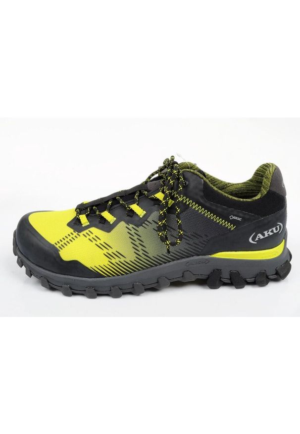 Buty trekkingowe męskie Aku Levia GTX. Kolor: żółty, wielokolorowy, czarny. Materiał: tkanina. Szerokość cholewki: normalna