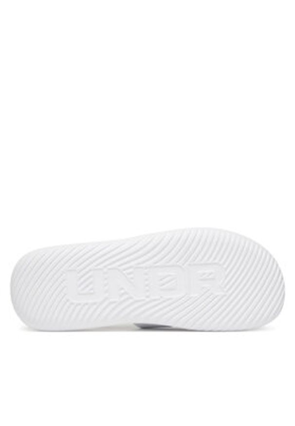 Under Armour Klapki UA Ignite Pro 8 Fix 6010383 Biały. Kolor: biały. Materiał: skóra