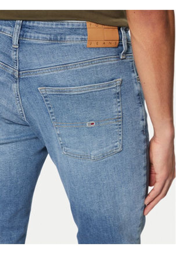 Tommy Jeans Jeansy Scanton DM0DM21137 Niebieski Slim Fit. Kolor: niebieski