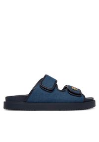 TOMMY HILFIGER - Klapki Tommy Hilfiger. Kolor: niebieski. Materiał: denim #1