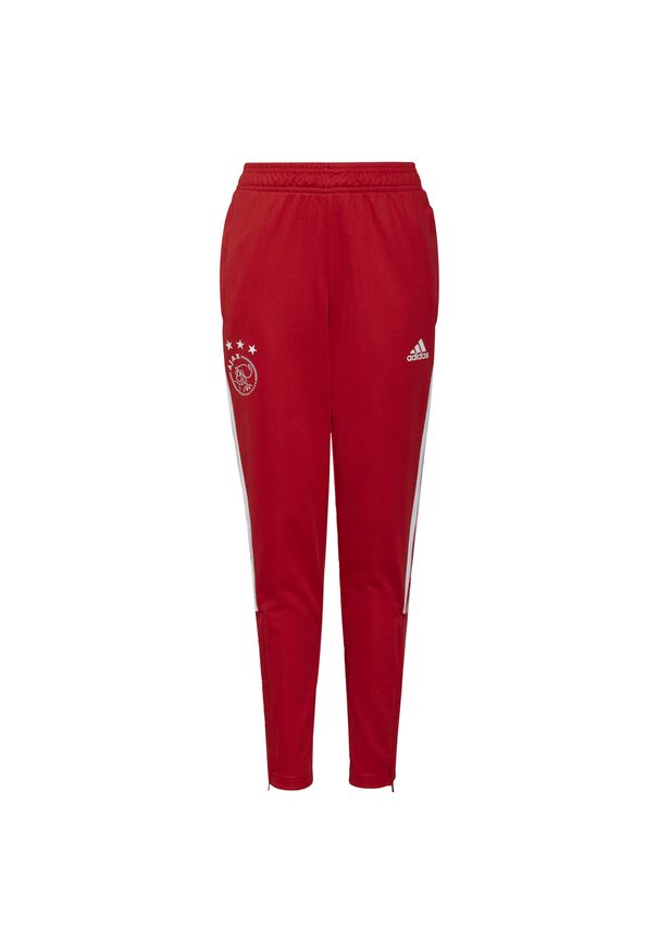 Adidas - Spodnie treningowe dla dzieci Ajax Amsterdam Tiro. Kolor: czerwony. Sport: piłka nożna