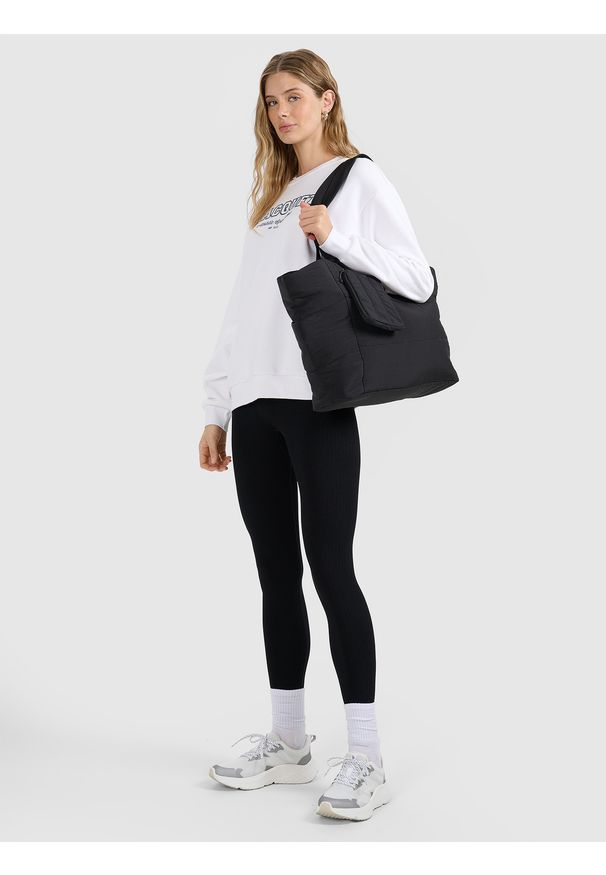 4f - 4F Torba na ramię (27 L) - czarna Uniwersalny. Kolor: czarny. Materiał: materiał, syntetyk, tkanina. Wzór: gładki. Sport: fitness