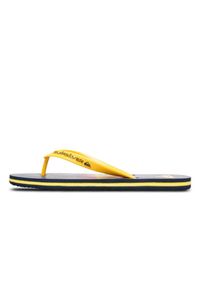 Quiksilver - Klapki dla Mężczyzn MOLOKAI STRIPE 25. Okazja: na plażę. Kolor: niebieski. Materiał: guma, syntetyk, materiał. Styl: sportowy