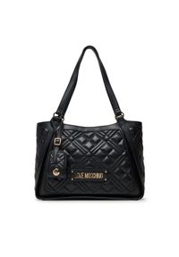 Love Moschino - LOVE MOSCHINO Torebka JC4206PP0MLA0000 Czarny. Kolor: czarny. Materiał: skórzane