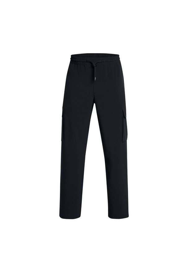 Spodnie męskie Under Armour Vibe Woven Cargo. Kolor: czarny. Sport: fitness